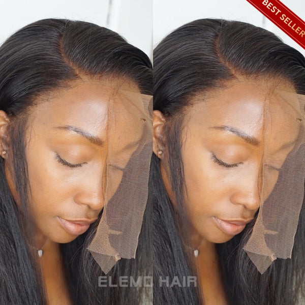 250% Density Straight Hair 360 Lace Frontal Wig Virgin