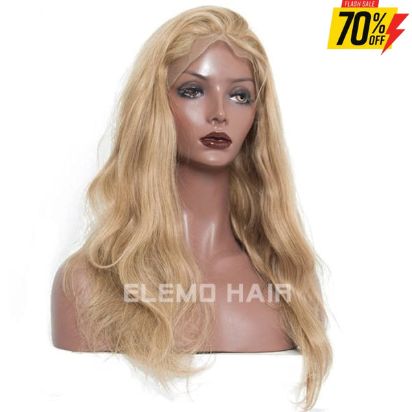 #27 Color Body Wave Lace Front Wigs With Baby Hair