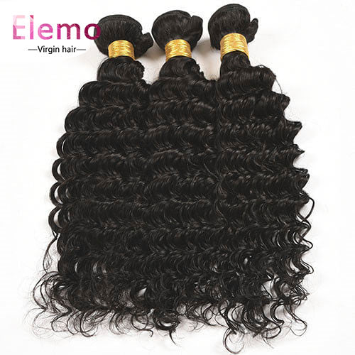 Deep Wave 360 Lace Frontal with 2 Bundles