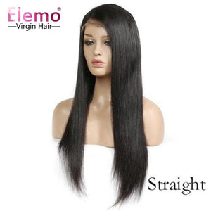 Straight lace closure wigs human hair wig