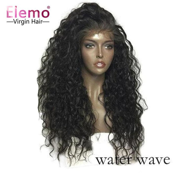 wate wave lace closure wigs human hair wig