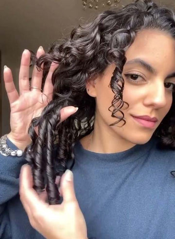How to “Brush Coil” Wavy Hair for Big Juicy Ringlets | Elemo Hair