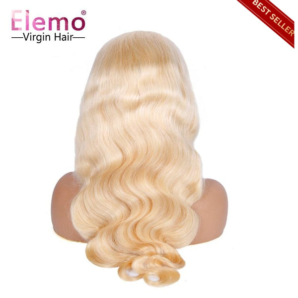 200% Density 613 Blonde Lace Front Wigs Pre Plucked