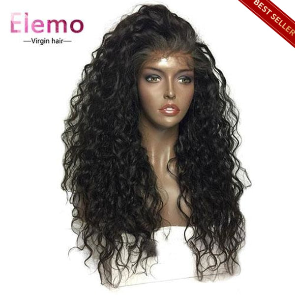 Pre-Plucked Water Wave Lace Front Wig Virgin Hair