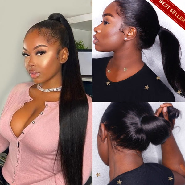 250% Density Straight 360 Lace Frontal Wigs Pre Plucked