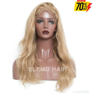 #27 Color Body Wave Lace Front Wigs With Baby Hair 12 Inches