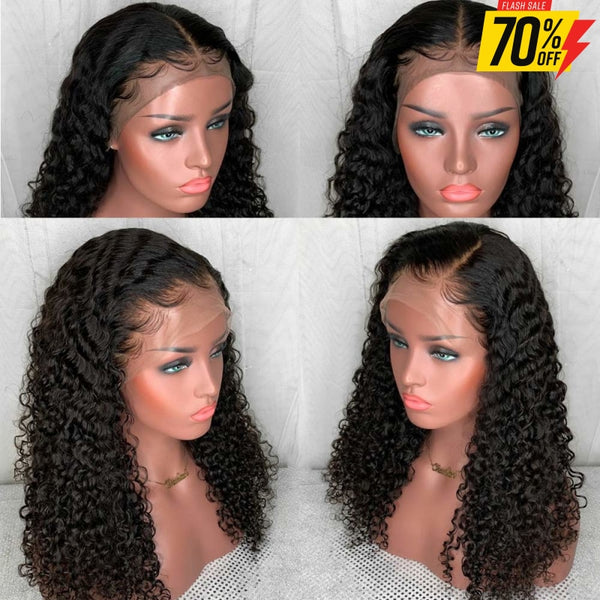 Curly 13X6 Undetectable Transparent Lace Front Wigs