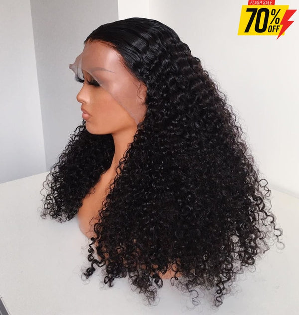 Pre-Plucked Best Grade Curly Full Lace Wig
