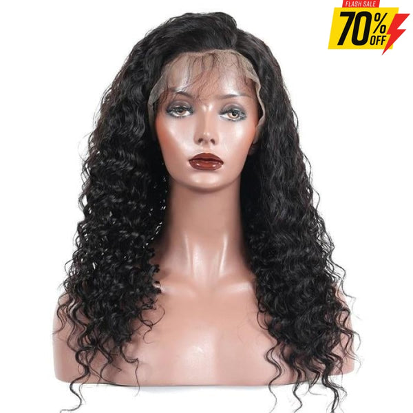 Pre-Plucked Best Grade Deep Wave Full Lace Wig