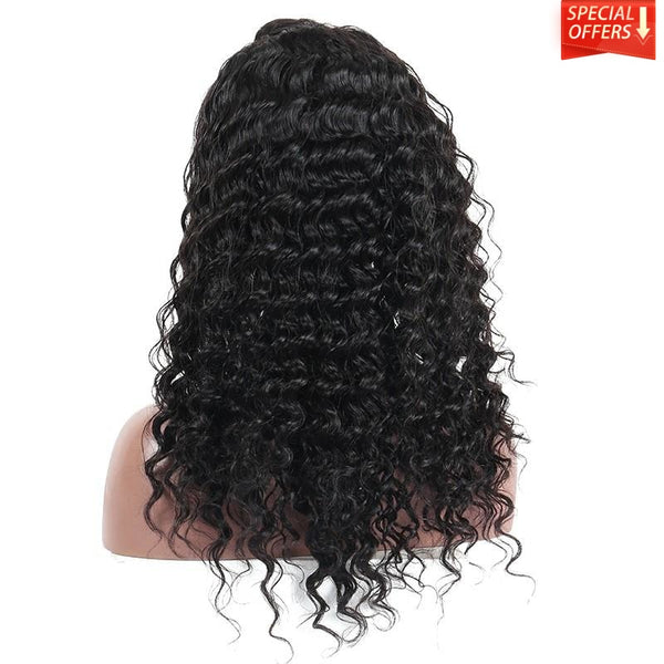 Pre-Plucked Deep Wave Best Grade Full Lace Wig