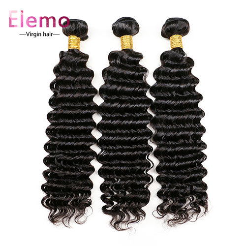Peruvian Deep Wave Virgin Hair Bundles 3PCS/Lot