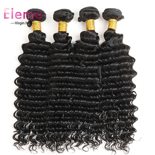 Peruvian Deep Wave Virgin Hair Bundles 4PCS/Lot