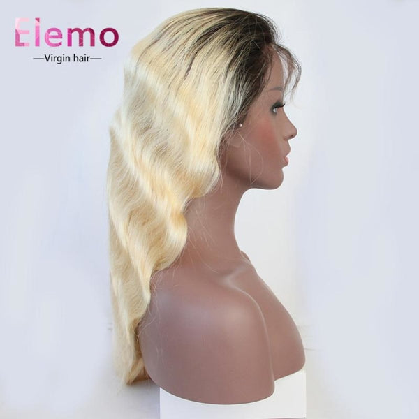 1B / 613 Blonde Body Wave Full Lace Wig Wigs