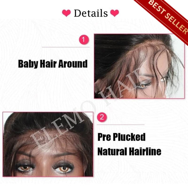 Straight Lace Front Wig Virgin Human Hair