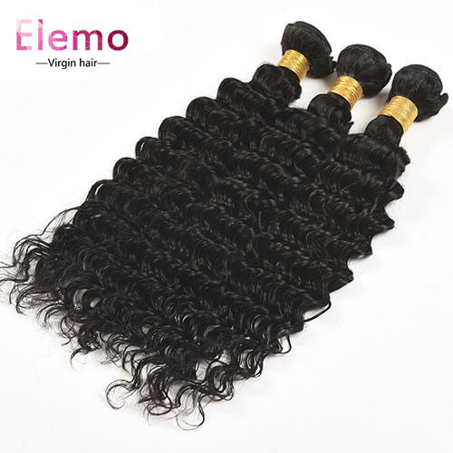 Deep Wave 360 Lace Frontal with 2 Bundles