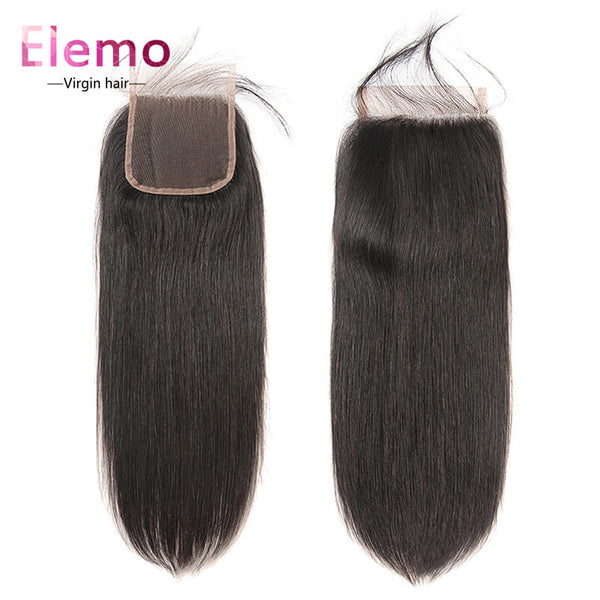 Free Part 5×5 HD Lace Closure Straight Human Hair Closure With Baby Hair