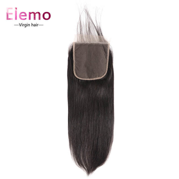 Straight 6×6 Lace Closure Free Part Human Hair Closure With Baby Hair