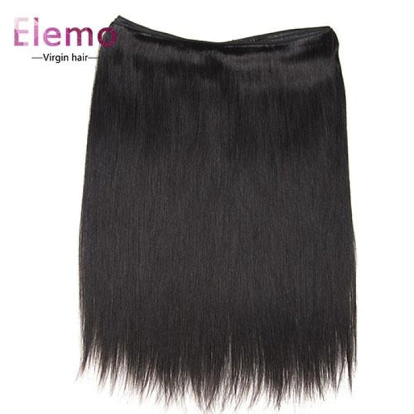 Peruvian Straight Lace Frontal+3 Bundles Virgin Hair
